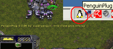 It prints a message everytime the game start and add a penguin icon in your system tray